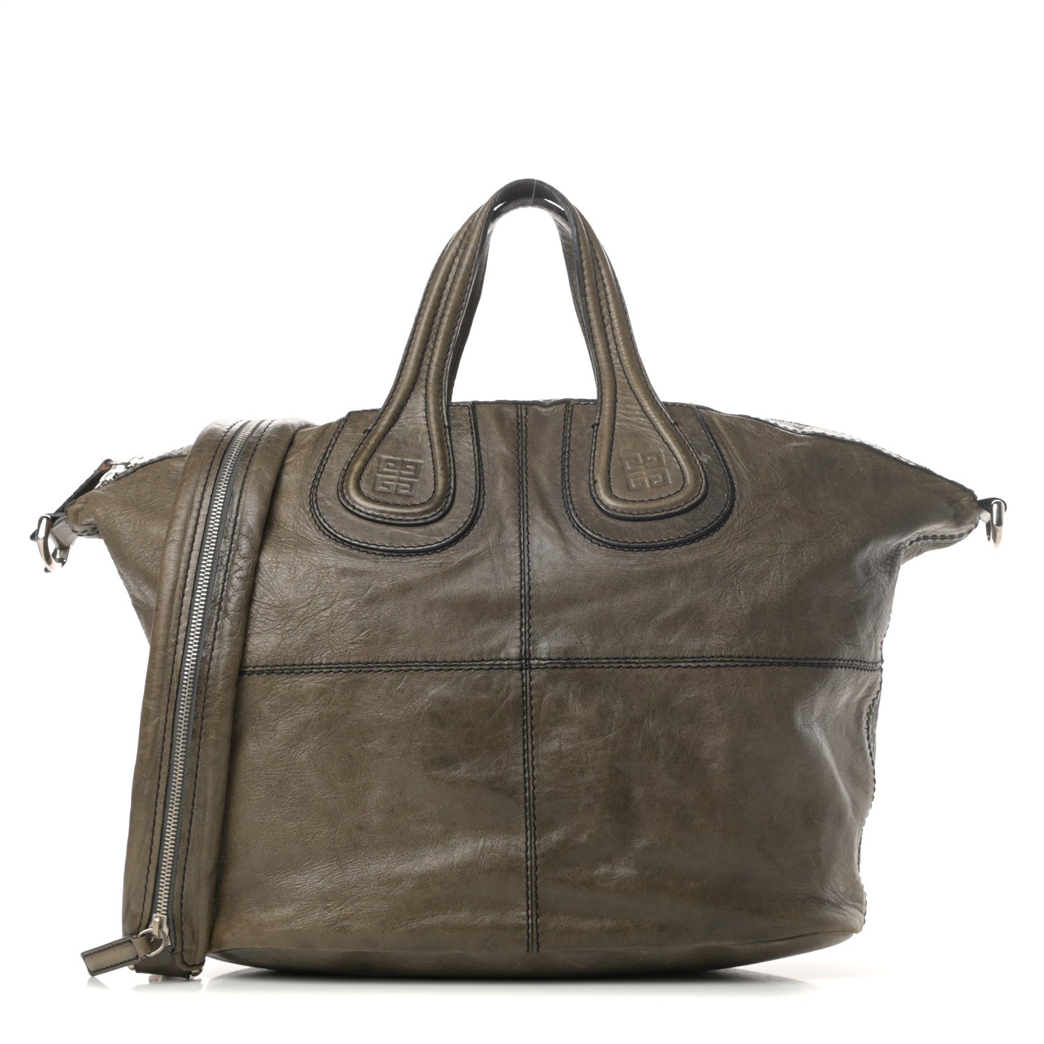Givenchy Sugar Goatskin Medium Nightingale Light Khaki 1 of 17