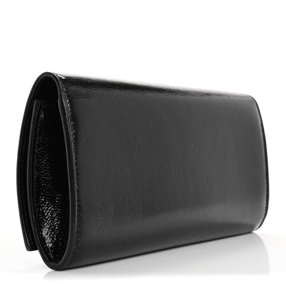 Saint Laurent Patent Smoking Clutch Black 3 of 10