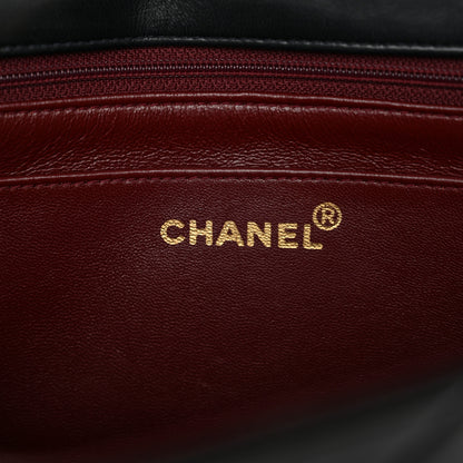 Chanel Lambskin Chevron Quilted Mini Kelly Flap Black 6 of 12