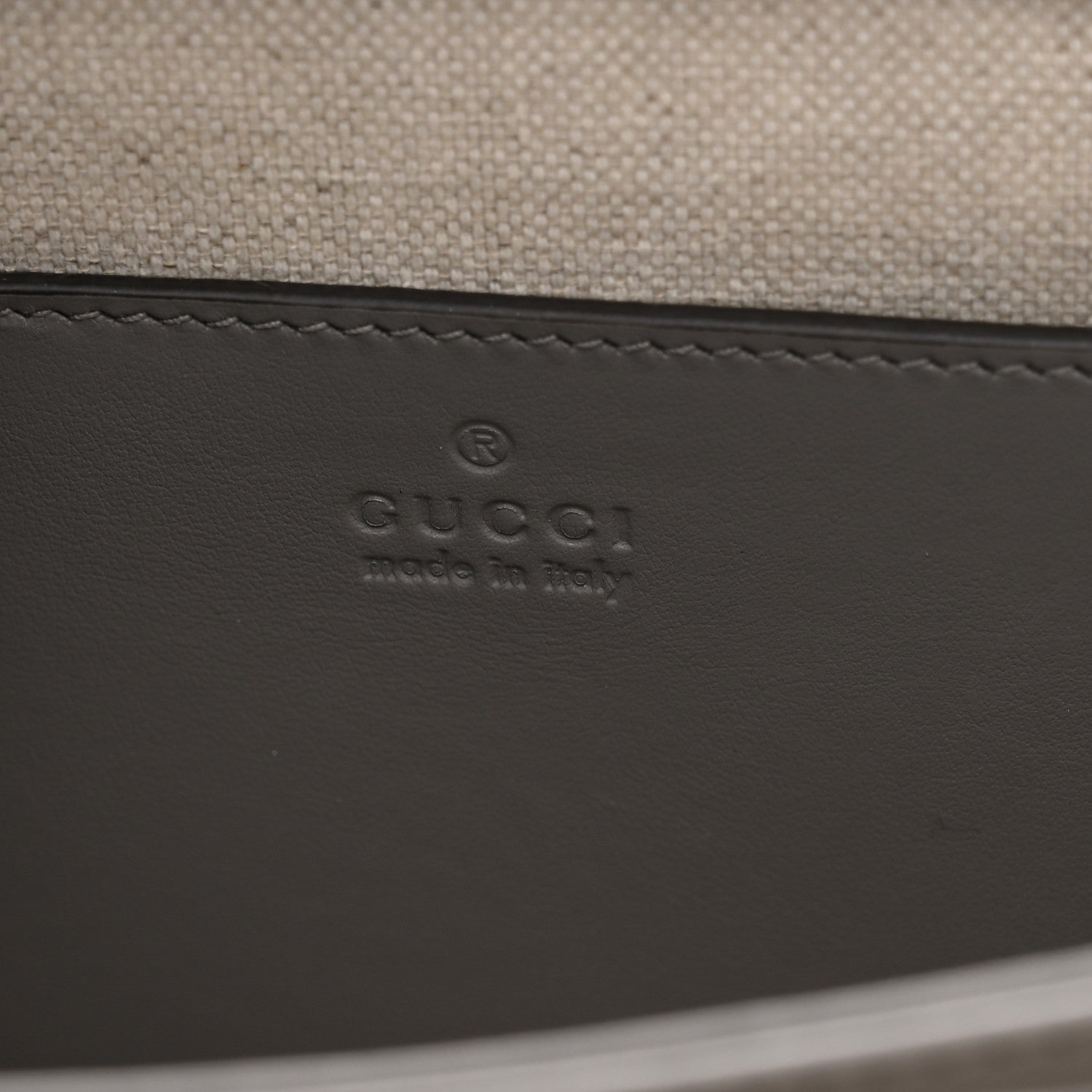 Gucci Calfskin GG Matelasse Small Slim Chain Shoulder Bag Dusty Grey Natural 6 of 12
