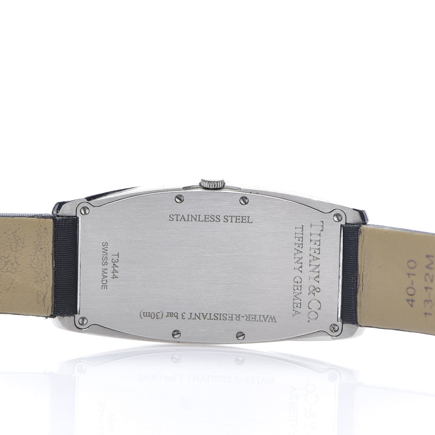 Tiffany Stainless Steel Calfskin 22mm Gemea Quartz Watch 4 of 6