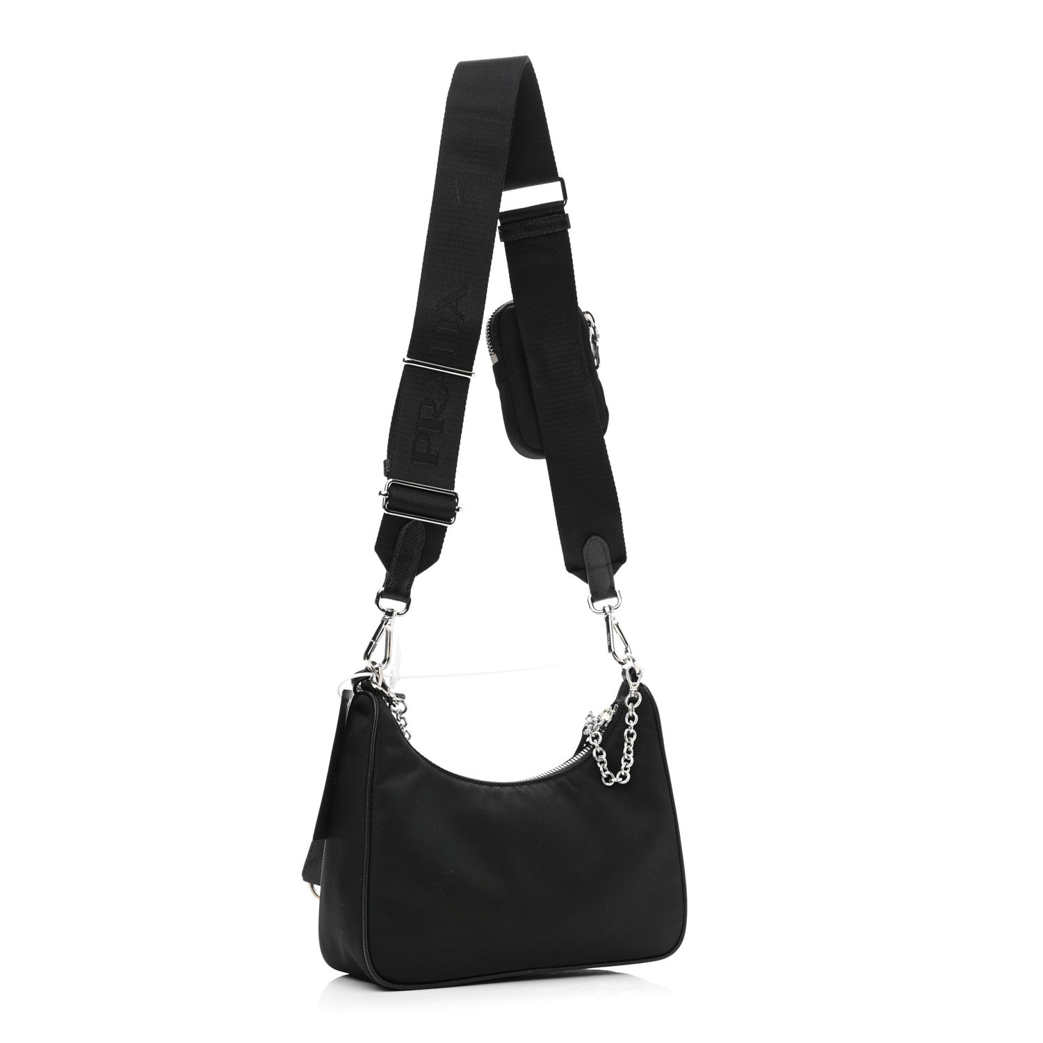 Prada Nylon Re-Edition 2005 Shoulder Bag Black 3 of 10