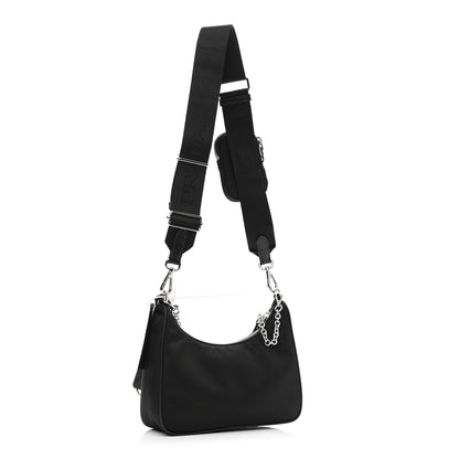 Prada Nylon Re-Edition 2005 Shoulder Bag Black 3 of 10