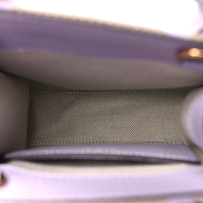 Gucci Monogram Jumbo GG Textured Dollar Calfskin Mini Tote Bag Beige Lapis 5 of 11