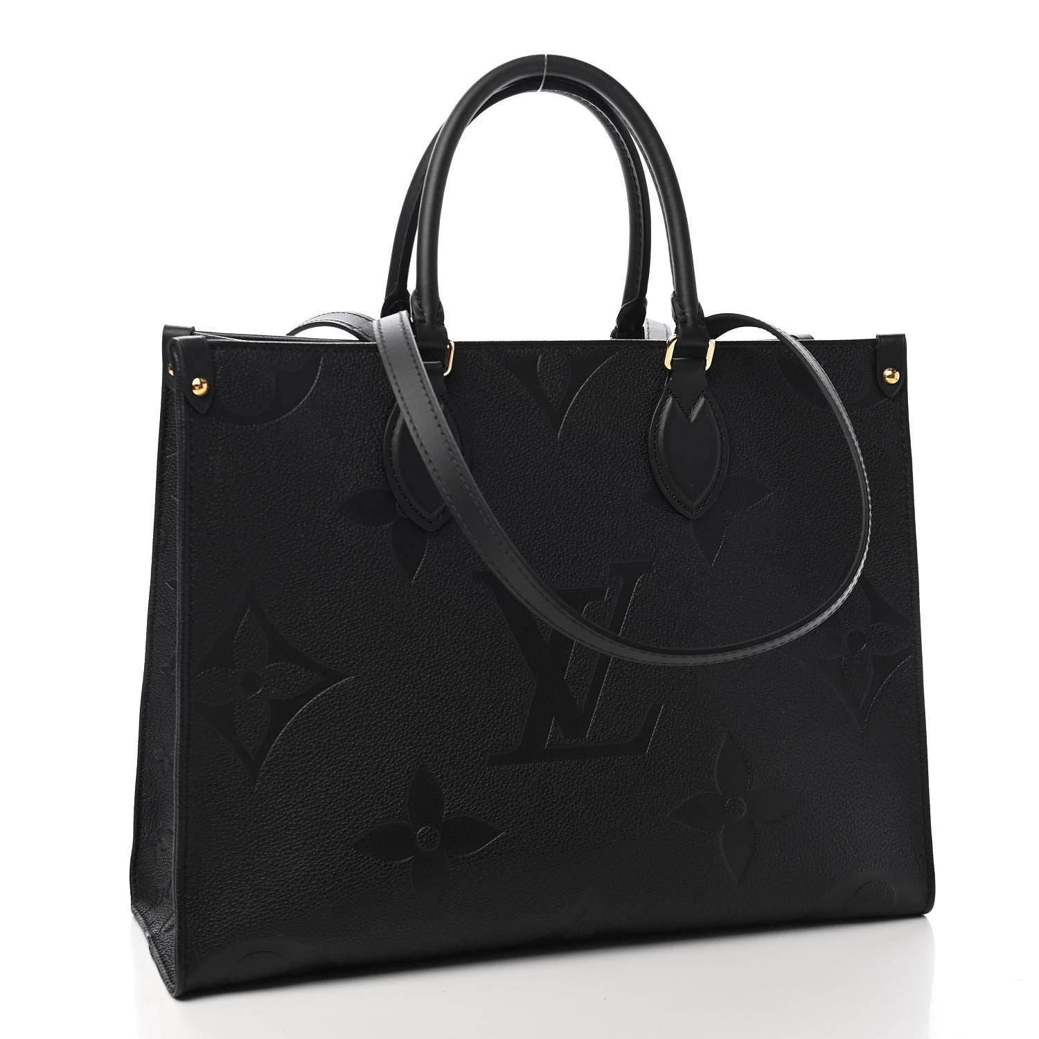 Louis Vuitton Empreinte Monogram Giant Onthego MM Black 3 of 9