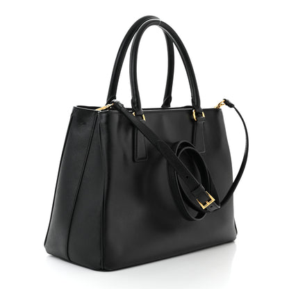 Prada Saffiano Lux Medium Tote Black 3 of 13