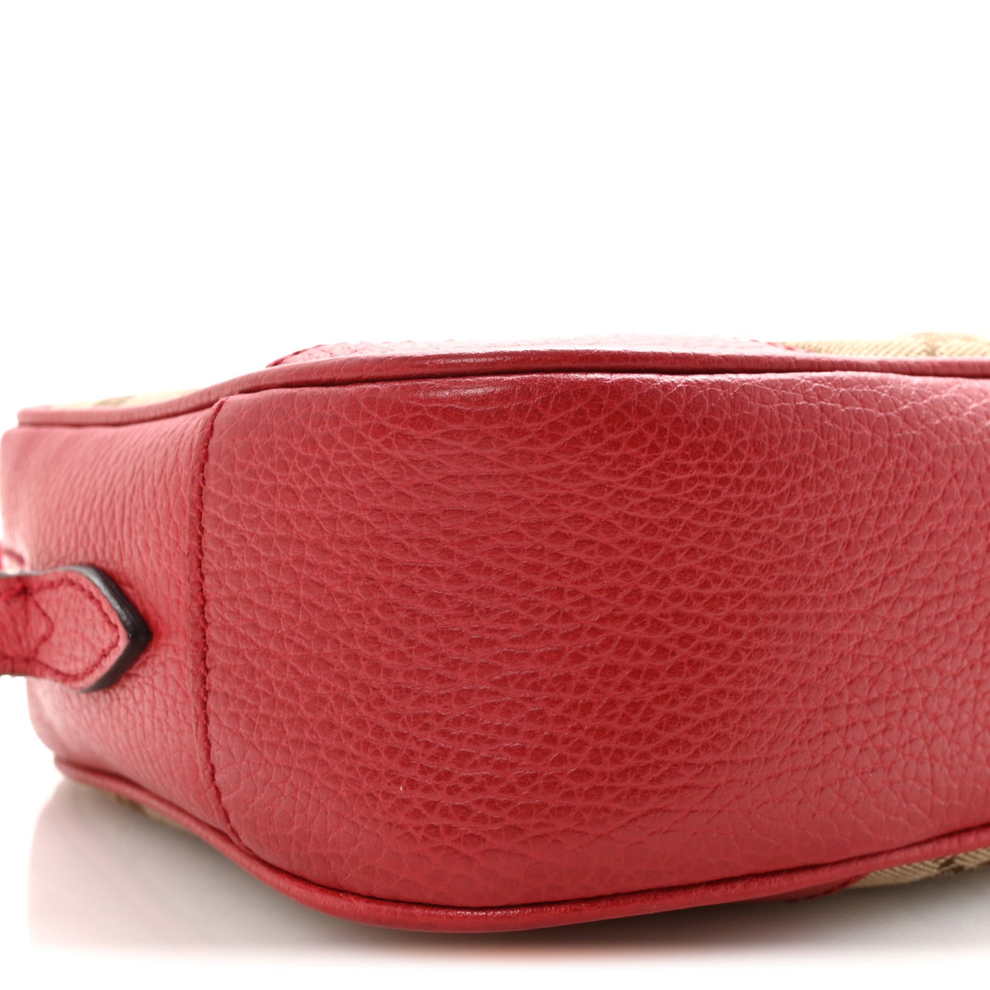 Monogram Mini Bree Messenger Bag Red