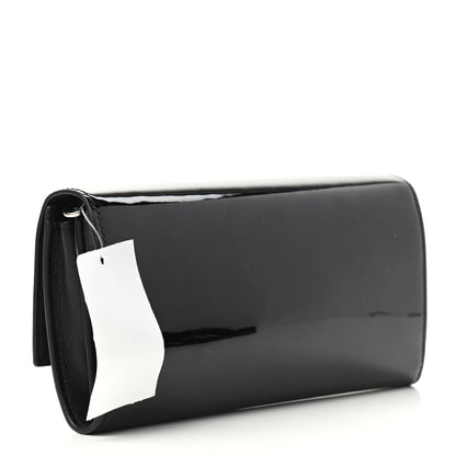 Alexander McQueen Patent Skull Wallet on Chain Black 3 of 6