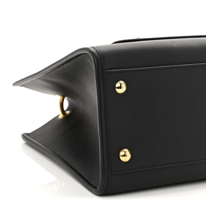Fendi Vitello Century F is Fendi FF 1974 Embossed Small Runaway Satchel Black Maya 10 of 12