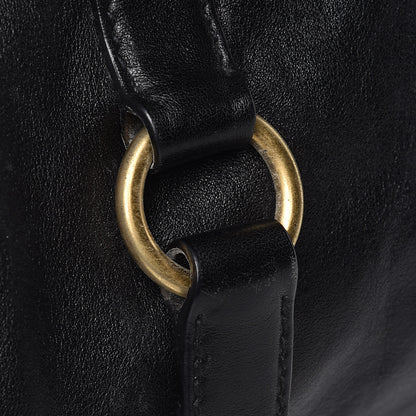 Miu Miu Vitello Bow Tote Black 15 of 19