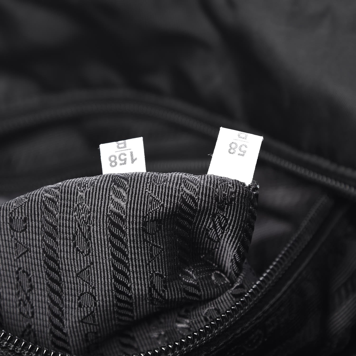Prada Tessuto Nylon Saffiano Vela Tote Black 9 of 9