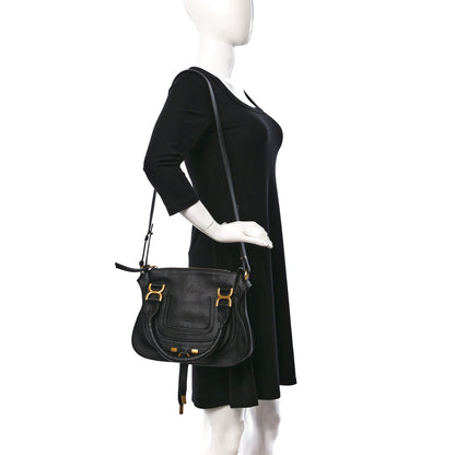 Chloe Calfskin Small Marcie Satchel Black 2 of 8