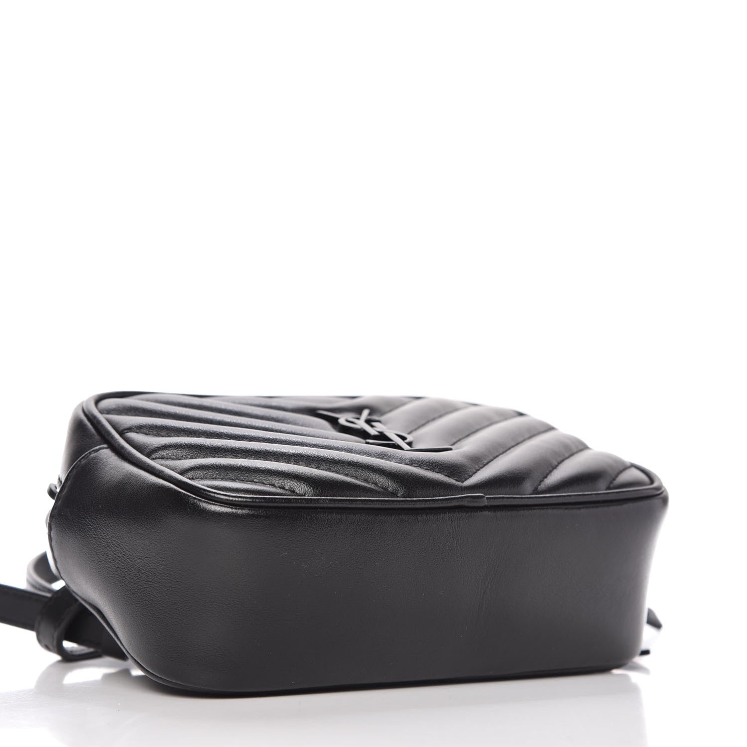 Saint Laurent Calfskin Matelasse Monogram Lou Belt Bag Black 4 of 11