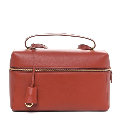 Loro Piana Saddle Calfskin Extra Bag L27 Deep Kummel 1 of 9