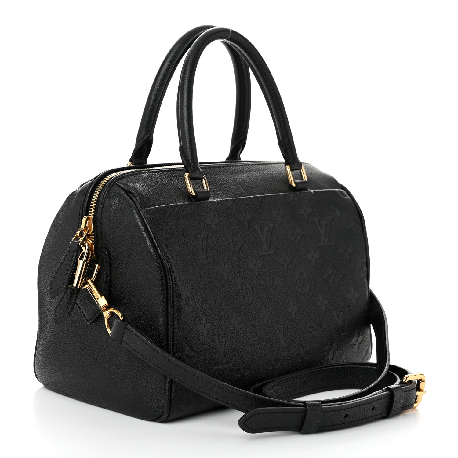 Louis Vuitton Empreinte Speedy Bandouliere 25 NM Black 3 of 10