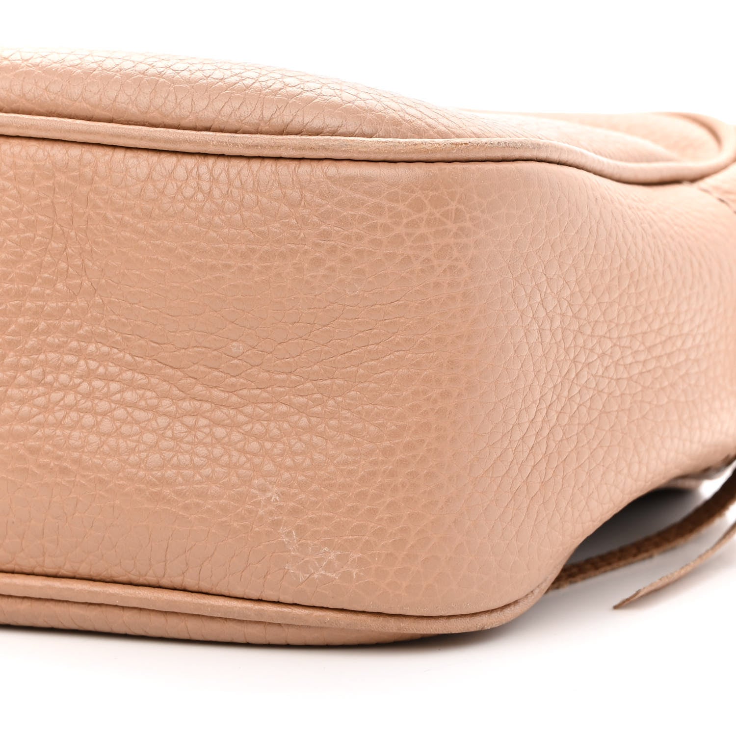 Gucci Pebbled Calfskin Small Soho Disco Bag Camelia 9 of 12