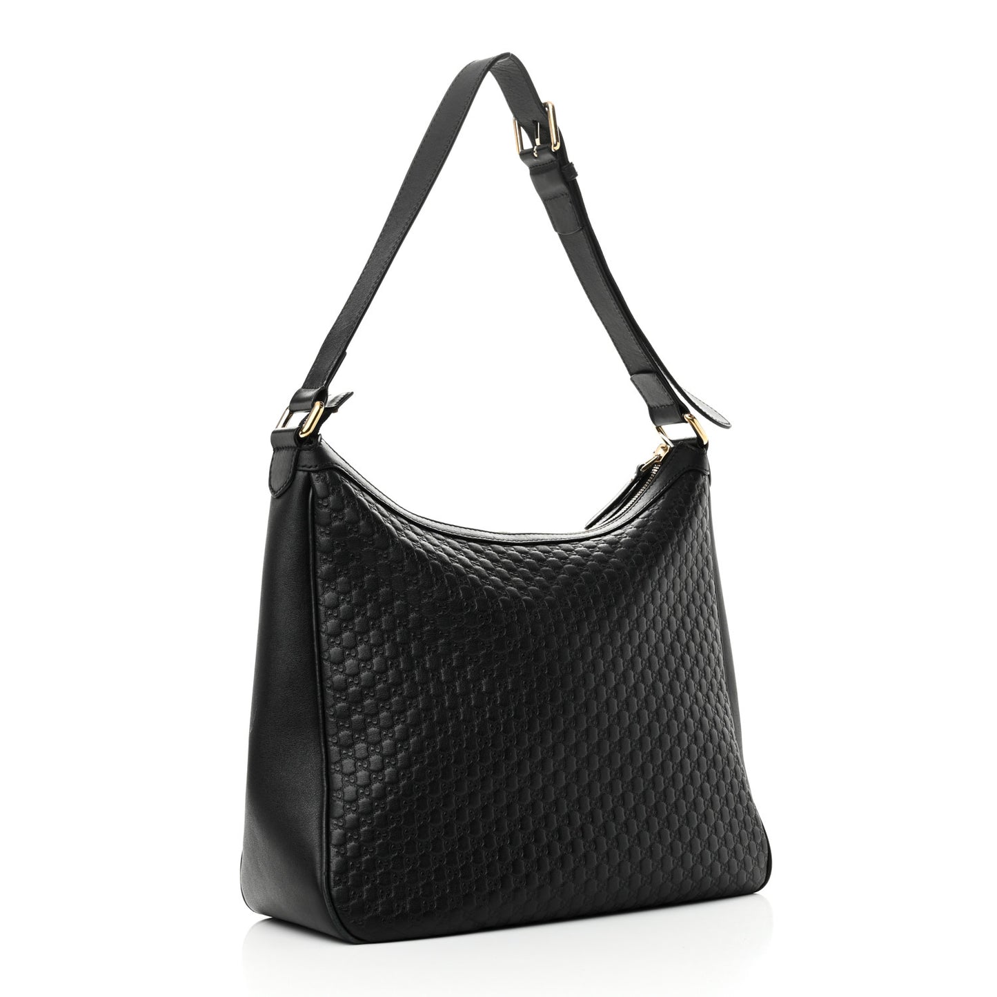 Microguccissima Shoulder Bag Black