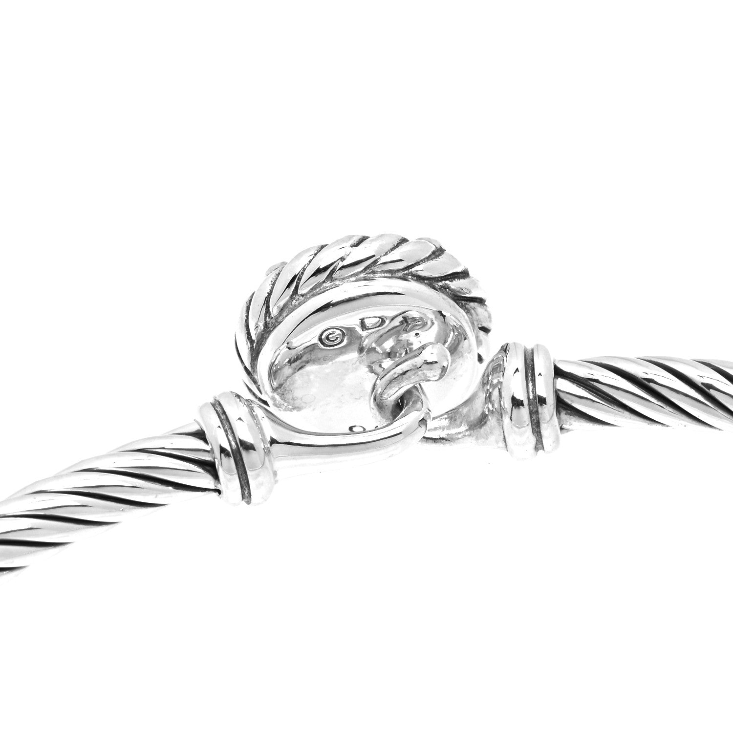David Yurman Sterling Silver Blue Topaz 3mm Chatelaine Bracelet 3 of 4