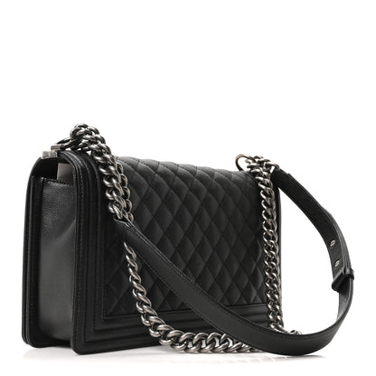 Chanel Caviar Quilted New Medium Boy Flap Black 3 of 10