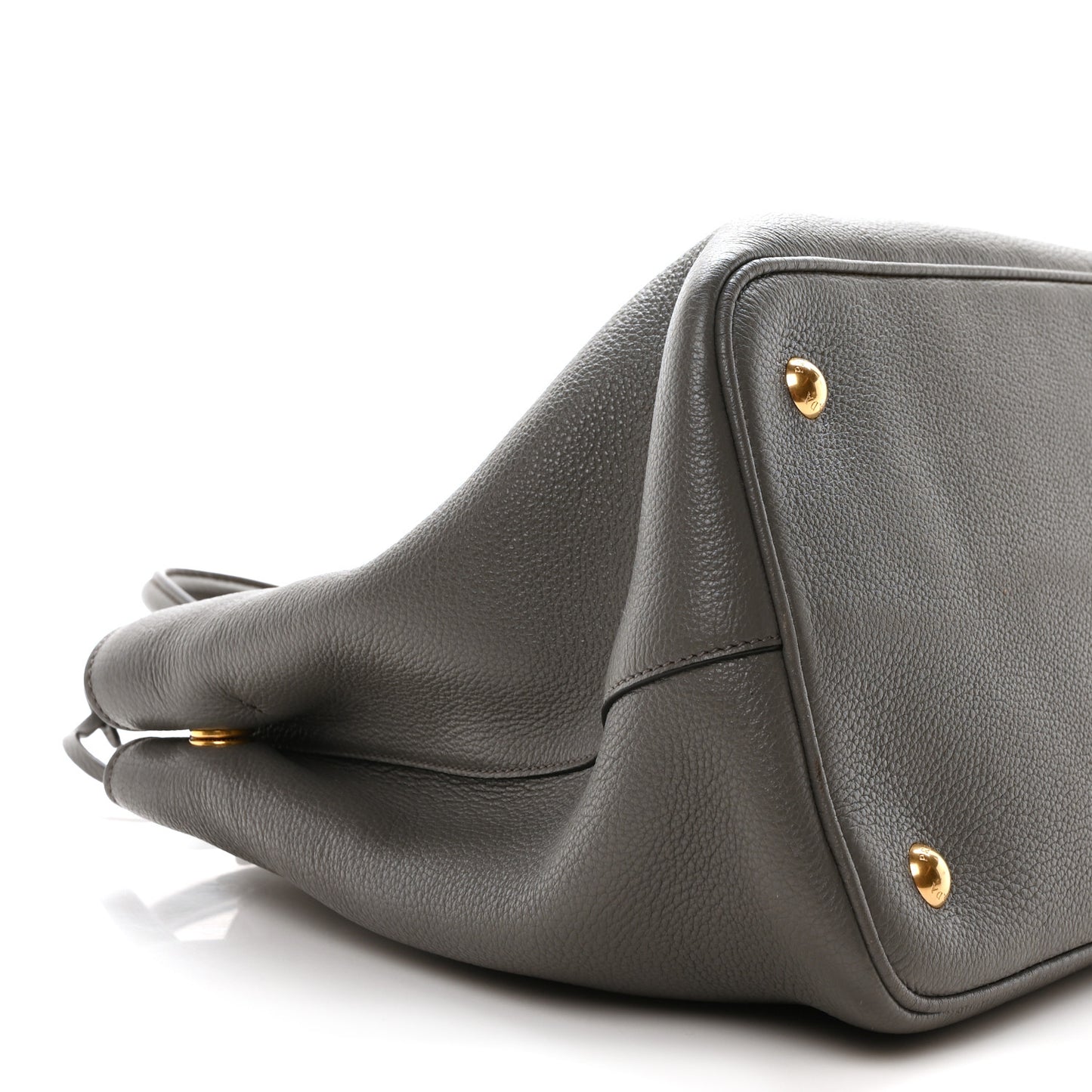 Vitello Daino Shopping Tote Marmo