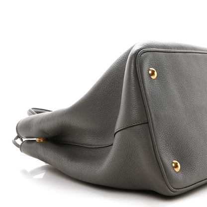 Prada Vitello Daino Shopping Tote Marmo 8 of 9