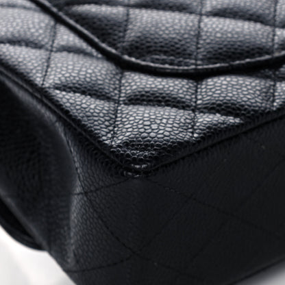 Chanel Caviar Quilted Small Double Flap Black 11 of 12