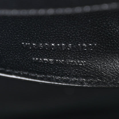 Saint Laurent SAINT LAURENT Grain De Poudre Textured Mixed Matelasse Triquilt Medium Monogram Monochrome Satchel Black 7 of 11
