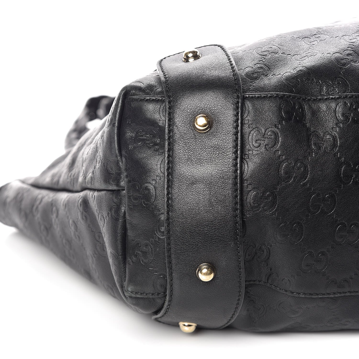 Gucci Guccissima Medium Pelham Shoulder Bag Black 6 of 12