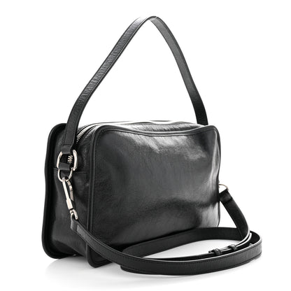 Gucci Fluffy Calfskin Morpheus Shoulder Bag Black 3 of 10