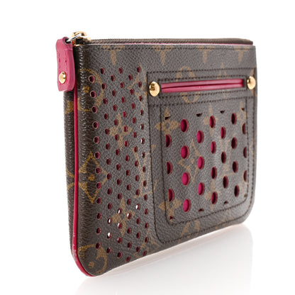 Louis Vuitton Monogram Perforated Pochette Plat Fuchsia 3 of 6