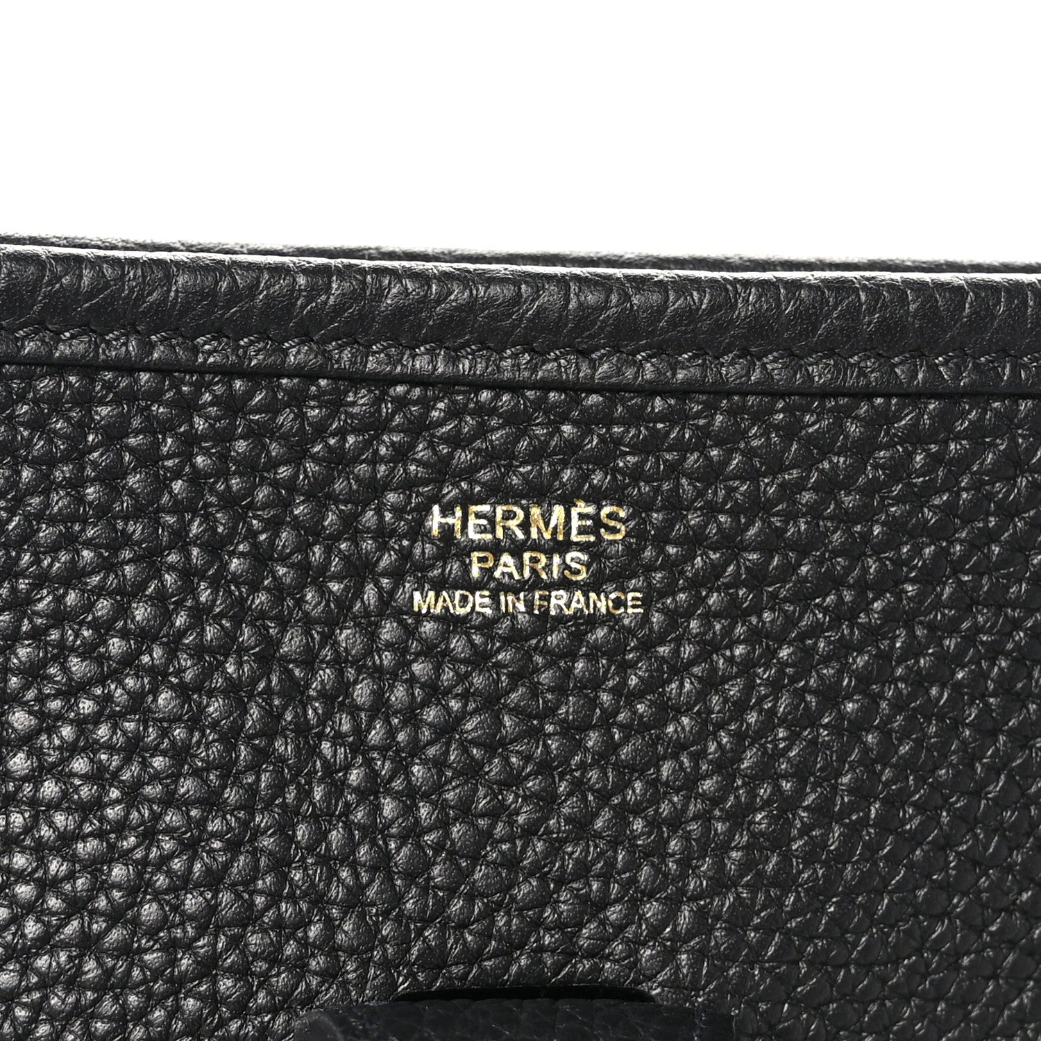Hermes Taurillon Clemence EVELYNE III GM Black 6 of 10