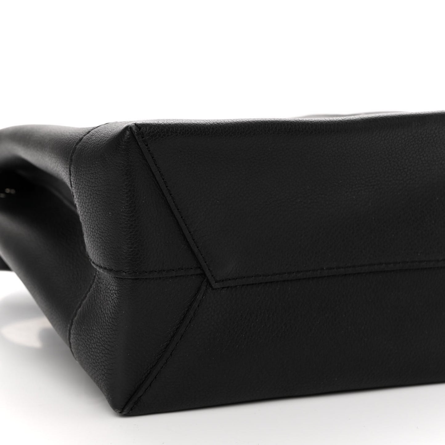 Calfskin Lockme Backpack Black