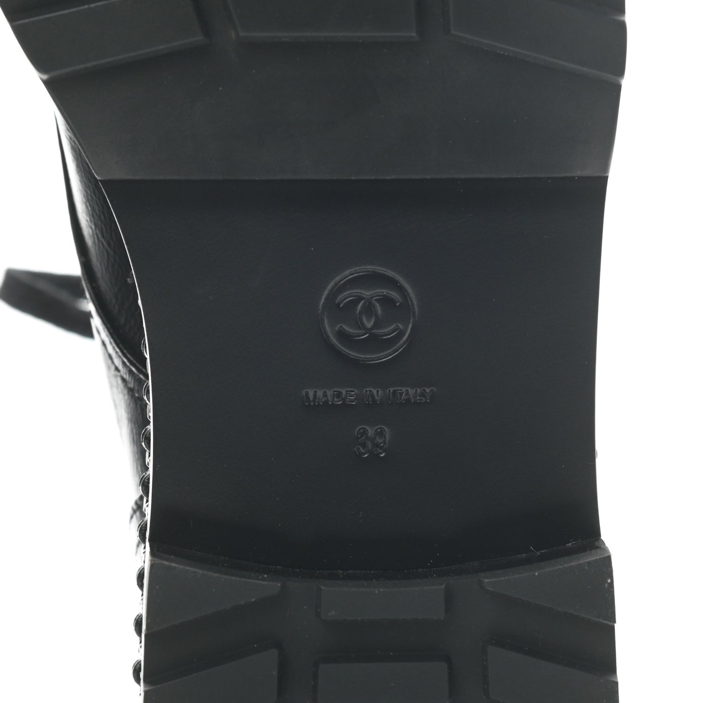 Crackled Calfskin Velvet Pearl Combat Short Boots 39 Black