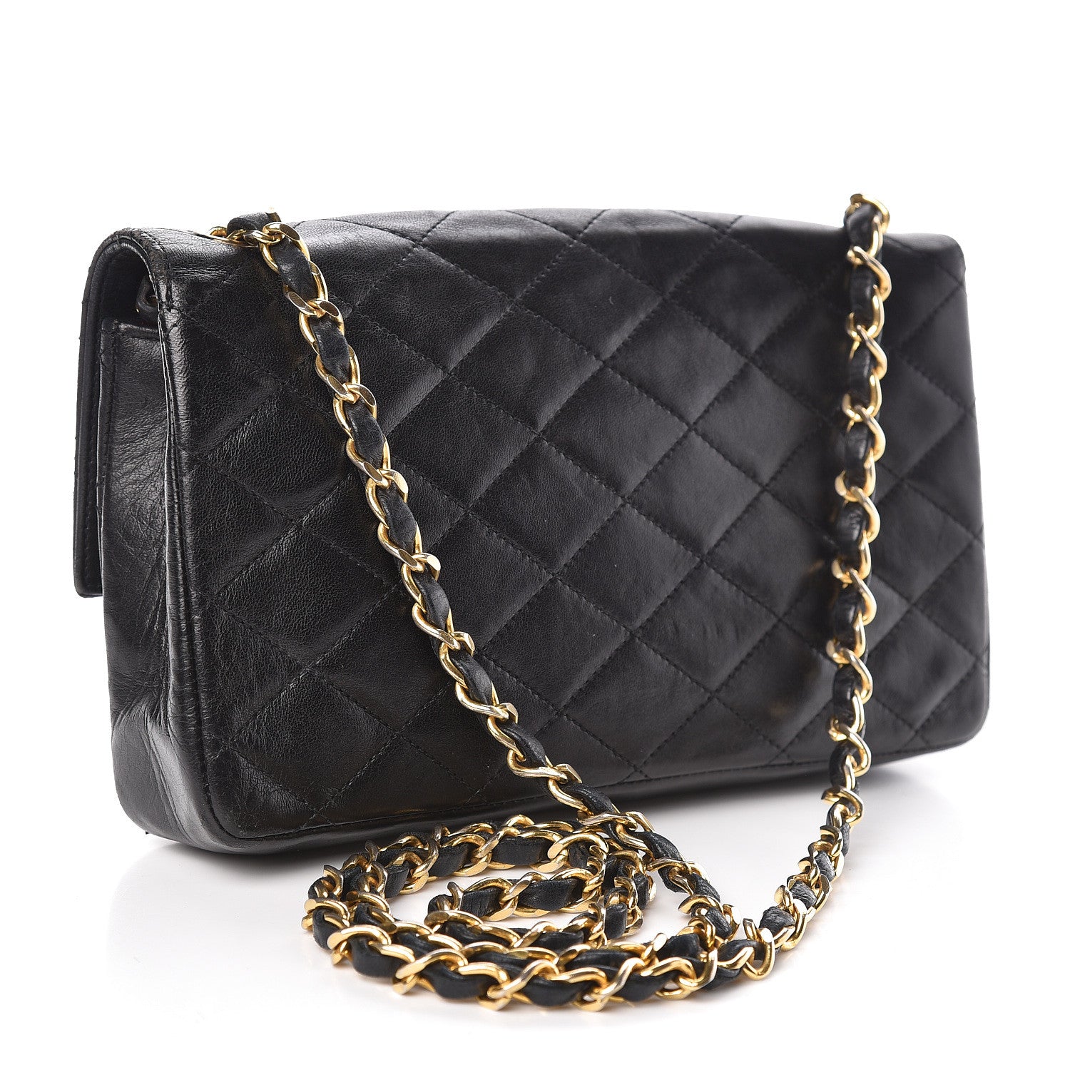 Chanel Lambskin Quilted Small Single Flap Black 3 of 16