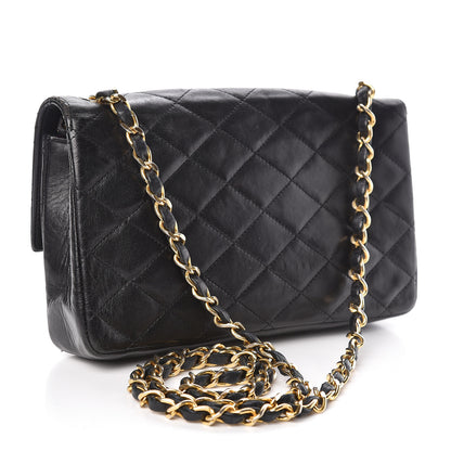 Chanel Lambskin Quilted Small Single Flap Black 3 of 16
