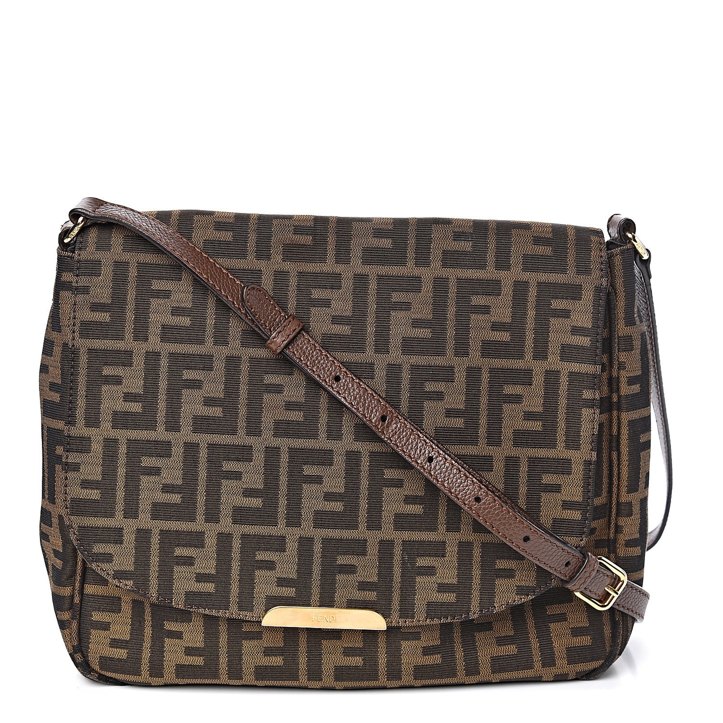 Zucca Vitello Artic Messenger Bag Tobacco Castagna