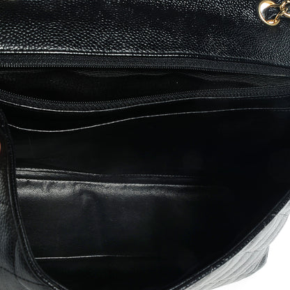 Chanel Caviar Jumbo Single Flap Black 6 of 8