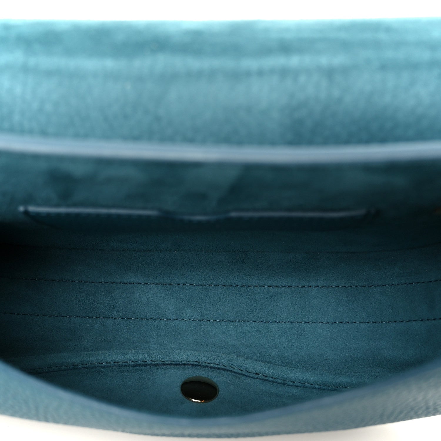 Christian Dior Grained Calfskin Medium Bobby Flap Steel Blue 5 of 10