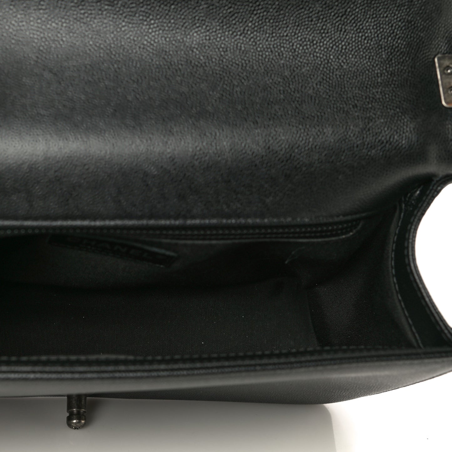 Caviar Quilted New Medium Boy Flap Black