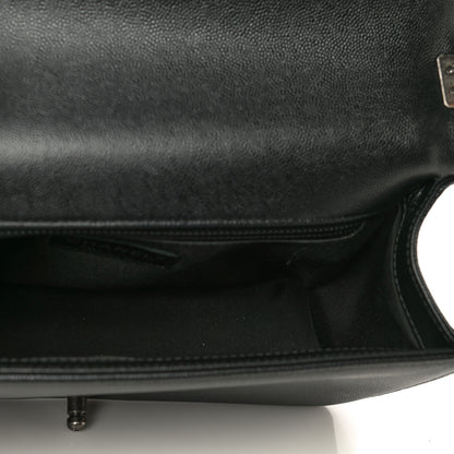 Chanel Caviar Quilted New Medium Boy Flap Black 5 of 11