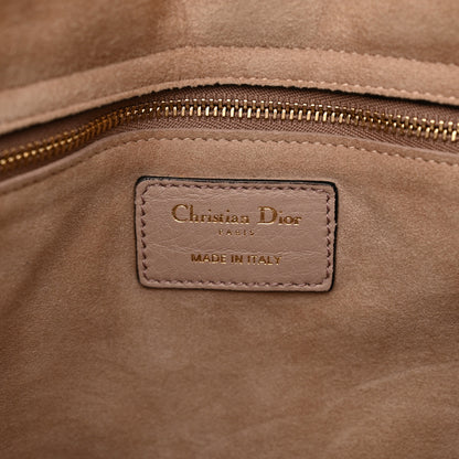 Christian Dior Grained Calfskin Cannage Large Lady Dior Light Pink 6 of 10