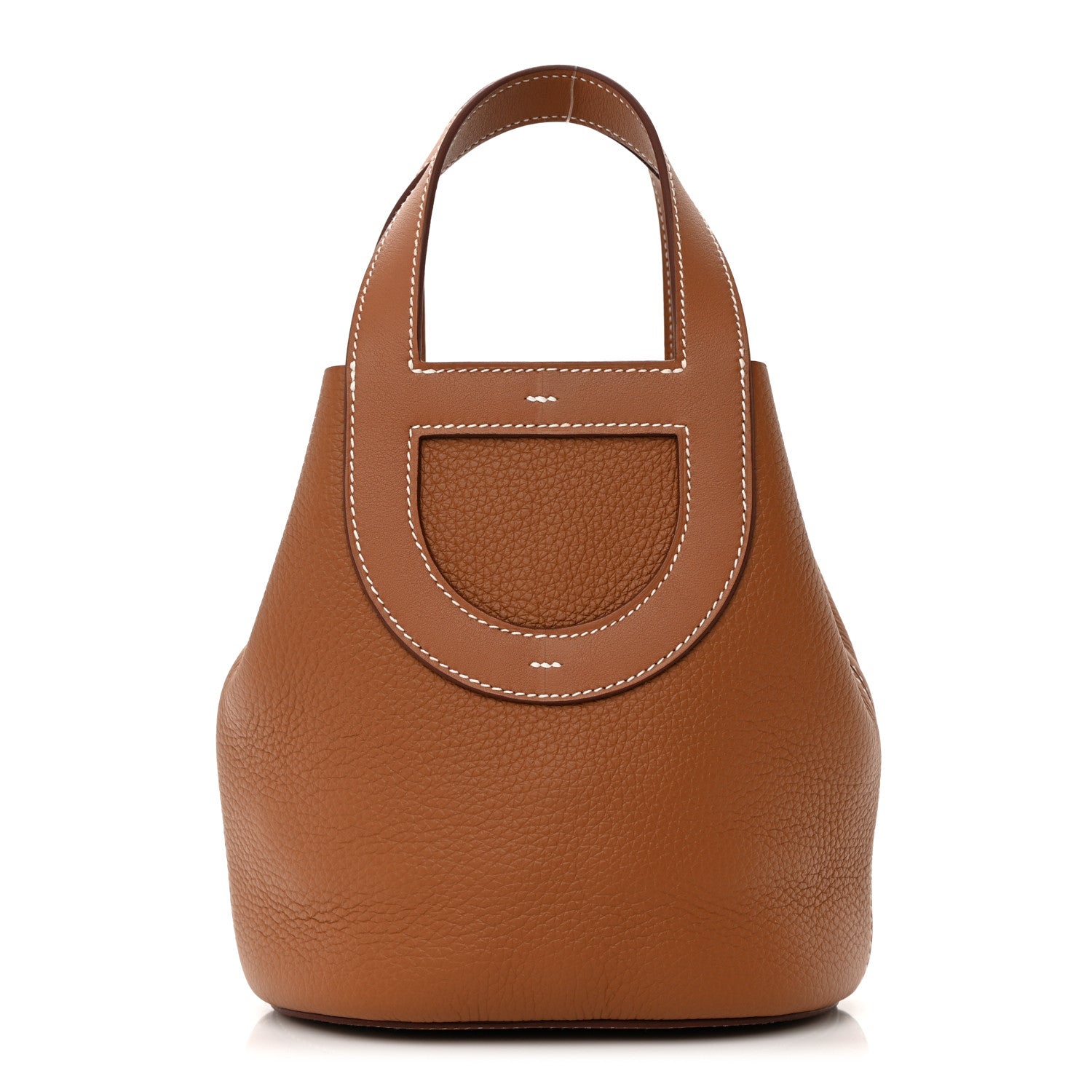 Hermes Taurillon Clemence Swift In-The-Loop 18 Bag Gold 1 of 11
