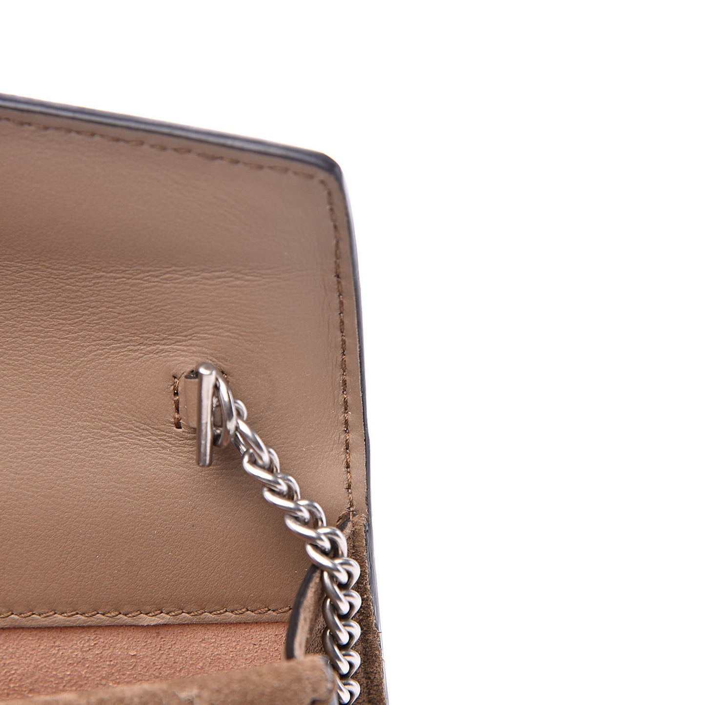 GG Supreme Monogram Super Mini Dionysus Shoulder Bag Taupe