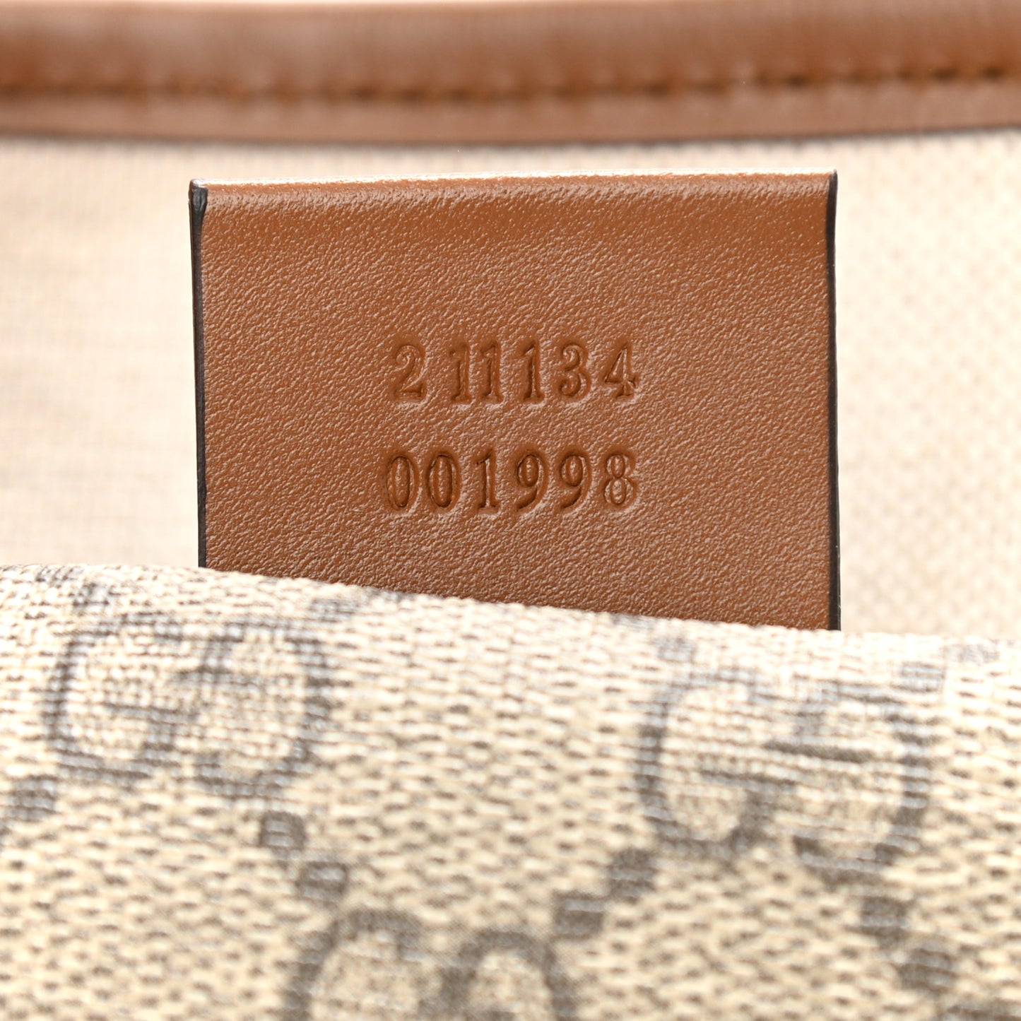 GG Plus Monogram Medium Signature Web Loop Tote Brown