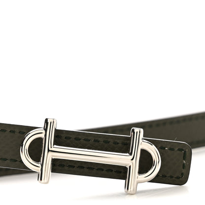 Hermes Swift Epsom 13mm Gamma Belt 80 32 Mauve Pale Vert De Gris 6 of 7