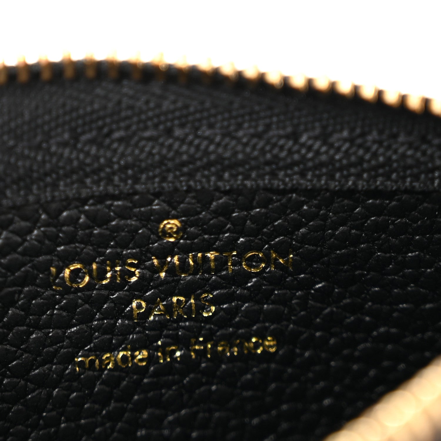 Louis Vuitton Empreinte Monogram Giant Key Pouch Black Beige 6 of 9
