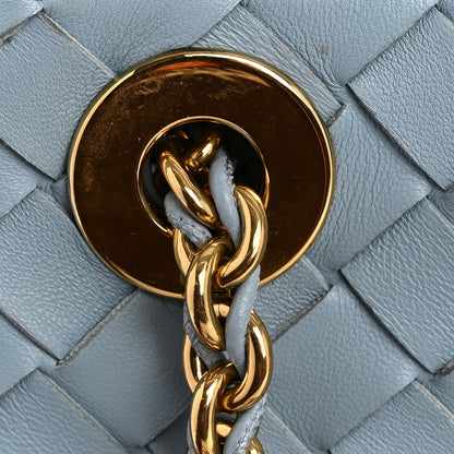 Bottega Veneta Nappa Intrecciato Small Andiamo With Chain Shoulder Bag Ice 14 of 17
