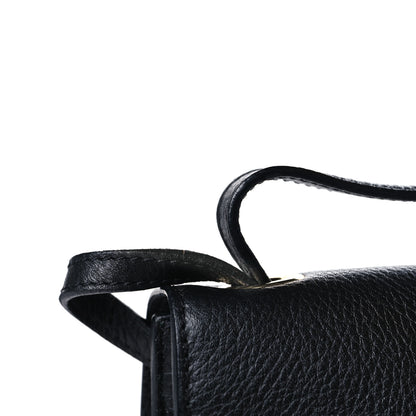Jimmy Choo Grainy Pebbled Rebel Crossbody Bag Black 10 of 11
