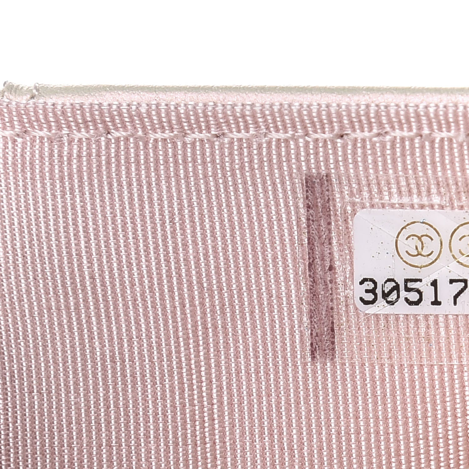 Chanel Iridescent Lambskin Quilted Double Flap Wallet Ivory 7 of 8