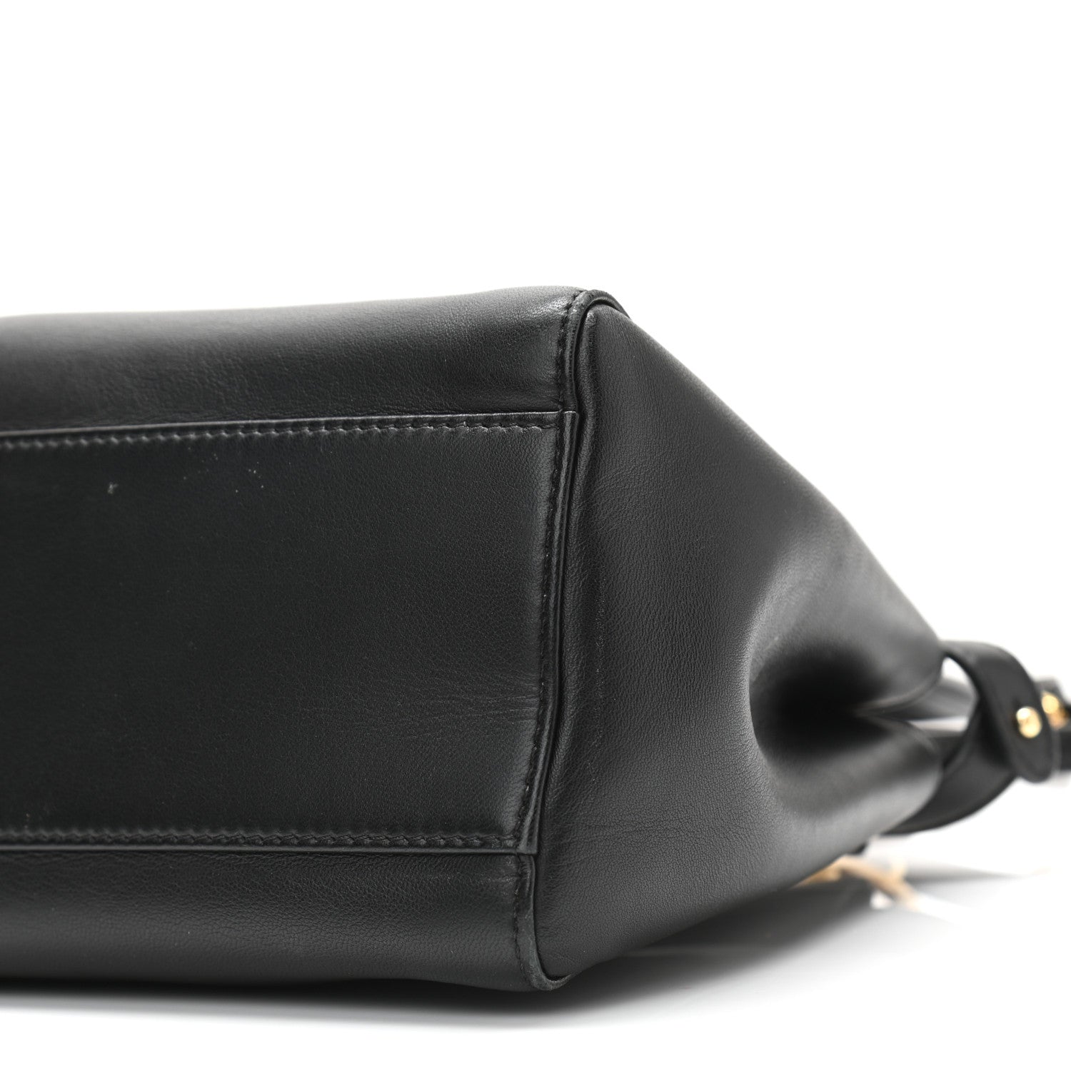 Fendi Nappa Mini Peekaboo Iconic Satchel Black 10 of 11